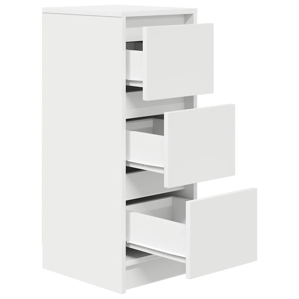 vidaXL Sideboard White 29.5x34x76 cm Engineered Wood 5
