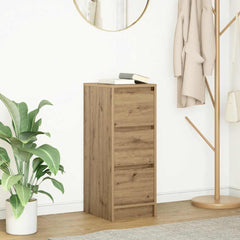 Sideboard 29,5x34x76 cm Engineered Wood Artisan oak