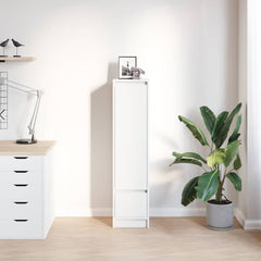 vidaXL Highboard White 29.5x34x119.5 cm Engineered Wood 3