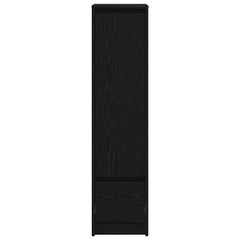 vidaXL Highboard Black Oak 29.5x34x119.5 cm Engineered Wood 6