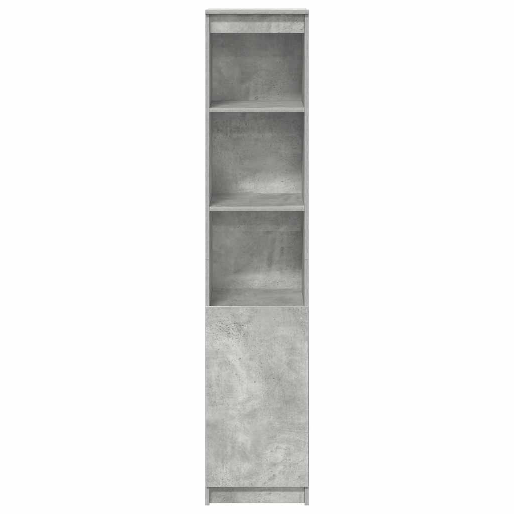 vidaXL Highboard Concrete Grey 37.5x35x180 cm Engineered Wood 5