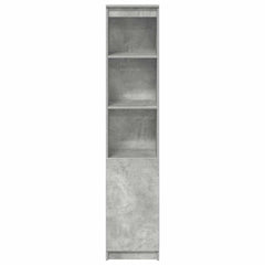 vidaXL Highboard Concrete Grey 37.5x35x180 cm Engineered Wood 5