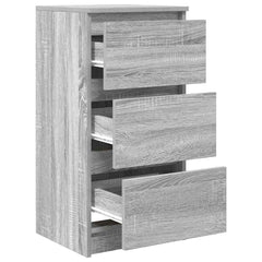 vidaXL Sideboard Grey Sonoma 37.5x35x76 cm Engineered Wood 5