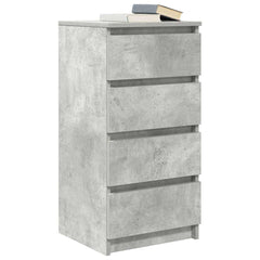vidaXL Sideboard Concrete Grey 37.5x35x76 cm Engineered Wood 4