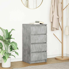 vidaXL Sideboard Concrete Grey 37.5x35x76 cm Engineered Wood 1