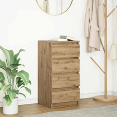 vidaXL Sideboard Artisan Oak 37.5x35x76 cm Engineered Wood 1