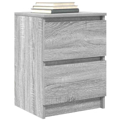 vidaXL TV Cabinet Grey Sonoma 40x35x54 cm Engineered Wood 4