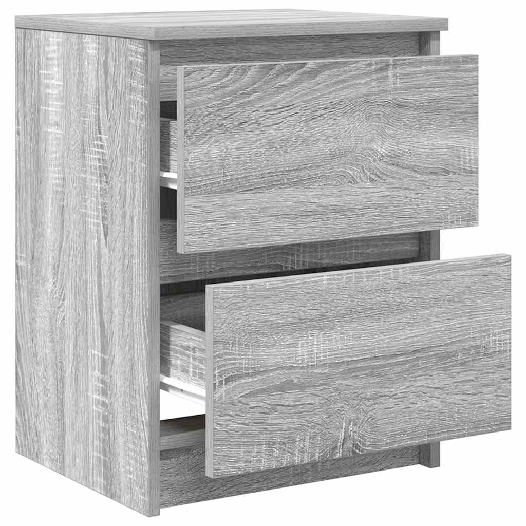 vidaXL TV Cabinet Grey Sonoma 40x35x54 cm Engineered Wood 5