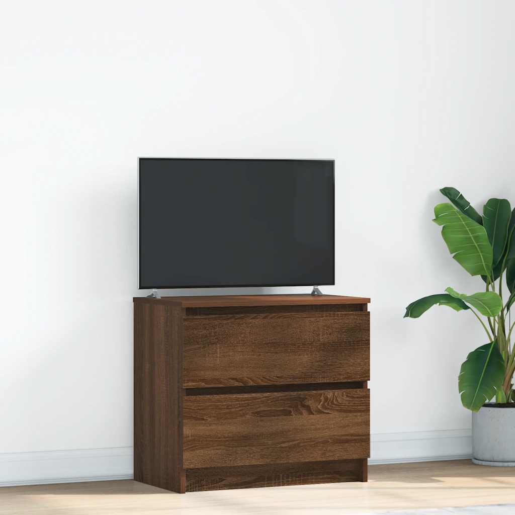 TV Cabinet 60x35x54 cm Engineered Wood Brown oak