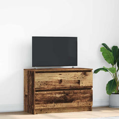 vidaXL TV Cabinet Old Wood 80x35x54 cm Engineered Wood 1