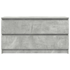vidaXL TV Cabinet Concrete Grey 100x35x54 cm Engineered Wood 6