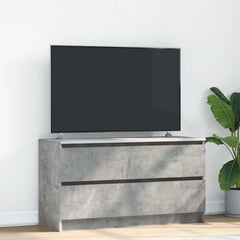vidaXL TV Cabinet Concrete Grey 100x35x54 cm Engineered Wood 1