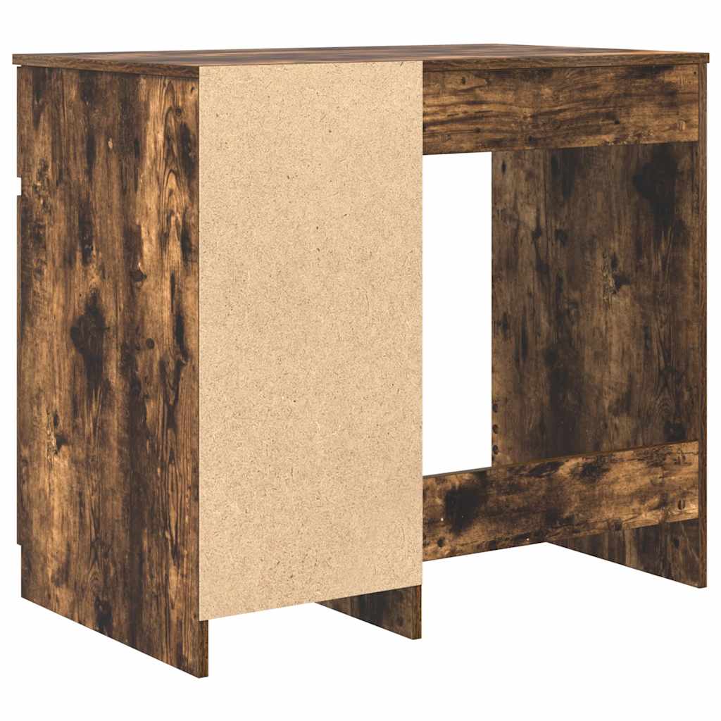 Desk 86x49x76 cm Engineered Wood Smoked oak