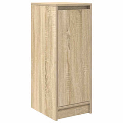 vidaXL Shoe Cabinet Sonoma Oak 29,5x34x76 cm Engineered Wood 2