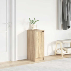 vidaXL Shoe Cabinet Sonoma Oak 29,5x34x76 cm Engineered Wood 1