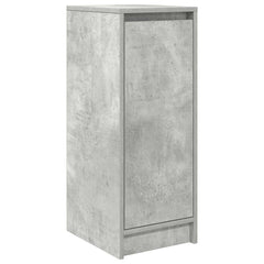 vidaXL Shoe Cabinet Concrete Grey 29.5x34x76 cm Engineered Wood 2