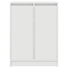 vidaXL Shoe Cabinet White 57x34x76 cm Engineered Wood 6