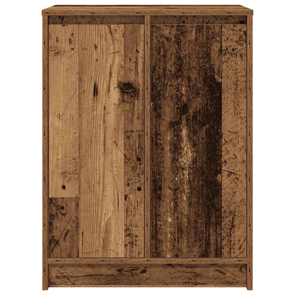 vidaXL Shoe Cabinet Old Wood 57x34x76 cm Engineered Wood 6