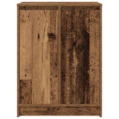 vidaXL Shoe Cabinet Old Wood 57x34x76 cm Engineered Wood 6