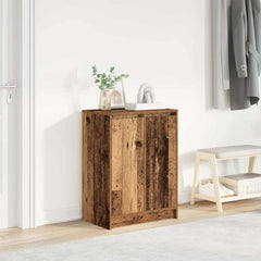 vidaXL Shoe Cabinet Old Wood 57x34x76 cm Engineered Wood 1