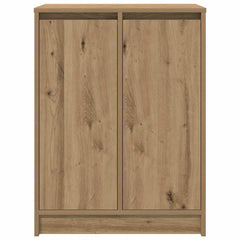 vidaXL Shoe Cabinet Artisan Oak 57x34x76 cm Engineered Wood 6