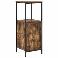vidaXL Bathroom Cabinet with Shelves Smoked Oak 36x35x95 cm 2
