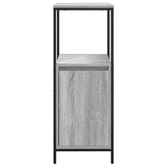 vidaXL Bathroom Cabinet with Shelves Grey Sonoma 36x35x95 cm 6