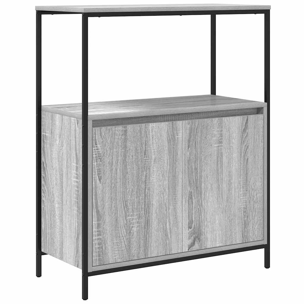 Bathroom Cabinet with Shelves 76,5x35x95 cm Grey sonoma