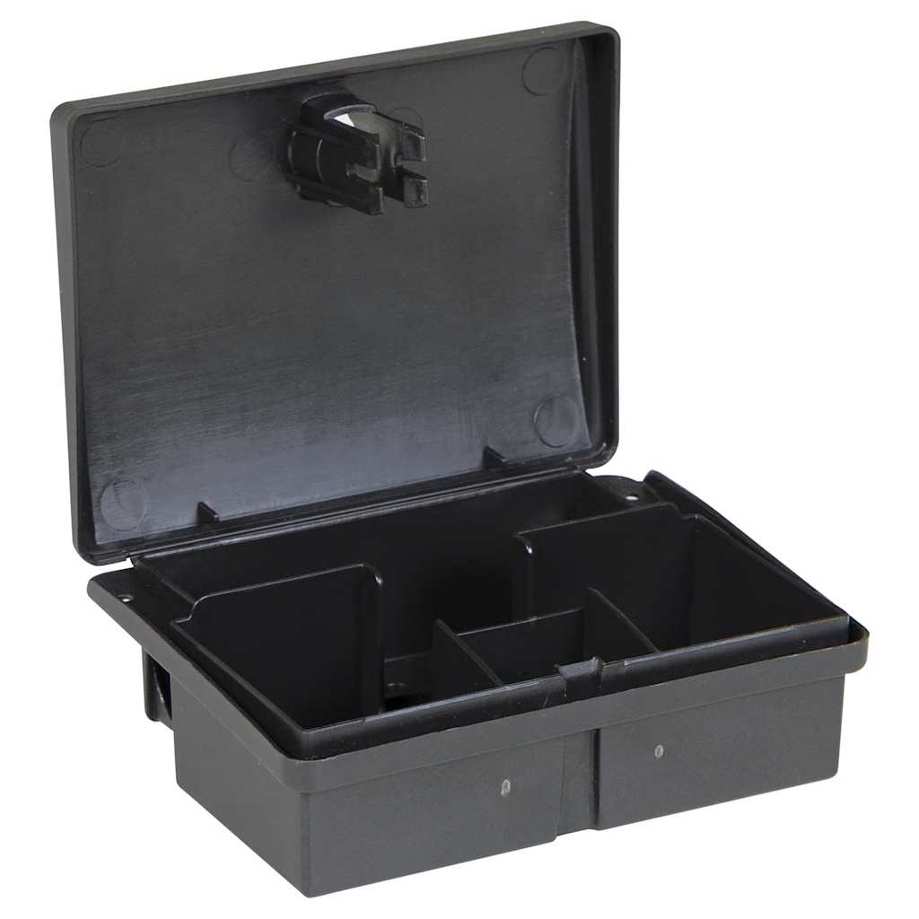 vidaXL Mouse Traps 20 pcs Black 13x10x4 cm 4