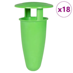 vidaXL Slug and Snail Traps 18 pcs Green 1
