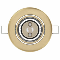 vidaXL Spotlight 24 pcs Brass 9 x 9 x 2.5 cm Metal 6