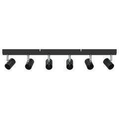 vidaXL Ceiling Spotlight Black 73 x 6.5 x 11.5 cm Metal 2