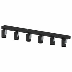 vidaXL Ceiling Spotlight Black 73 x 6.5 x 11.5 cm Metal 5