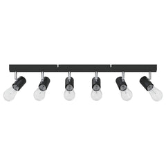 vidaXL Ceiling Spotlight Black 73 x 6.5 x 11.5 cm Metal 3