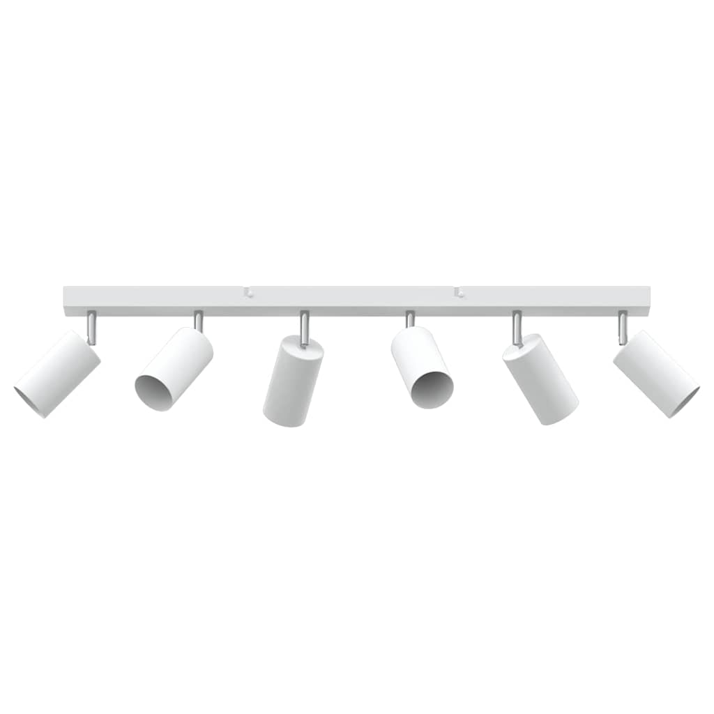 vidaXL Ceiling Spotlight with Spotlights White 73 x 6 x 16 cm Metal 2