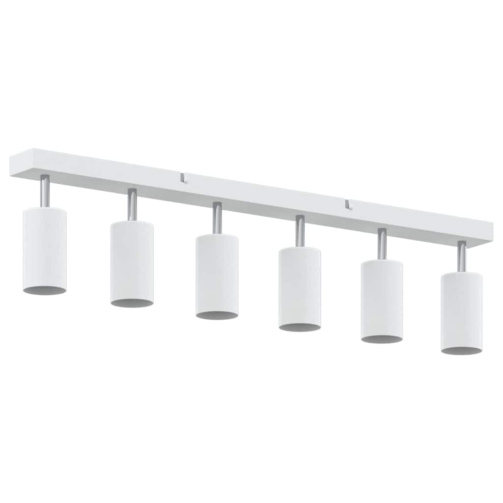 vidaXL Ceiling Spotlight with Spotlights White 73 x 6 x 16 cm Metal 5