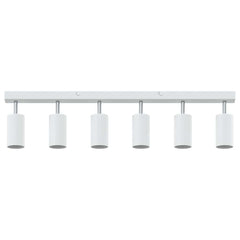 vidaXL Ceiling Spotlight with Spotlights White 73 x 6 x 16 cm Metal 6