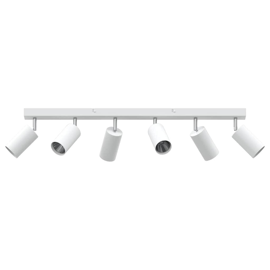 vidaXL Ceiling Spotlight with Spotlights White 73 x 6 x 16 cm Metal 3