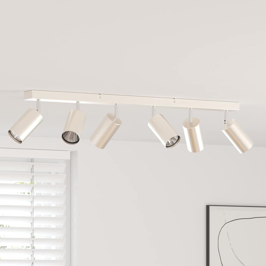 vidaXL Ceiling Spotlight with Spotlights Nickel 73 x 6 x 16 cm Metal 1