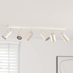 vidaXL Ceiling Spotlight with Spotlights Nickel 73 x 6 x 16 cm Metal 1