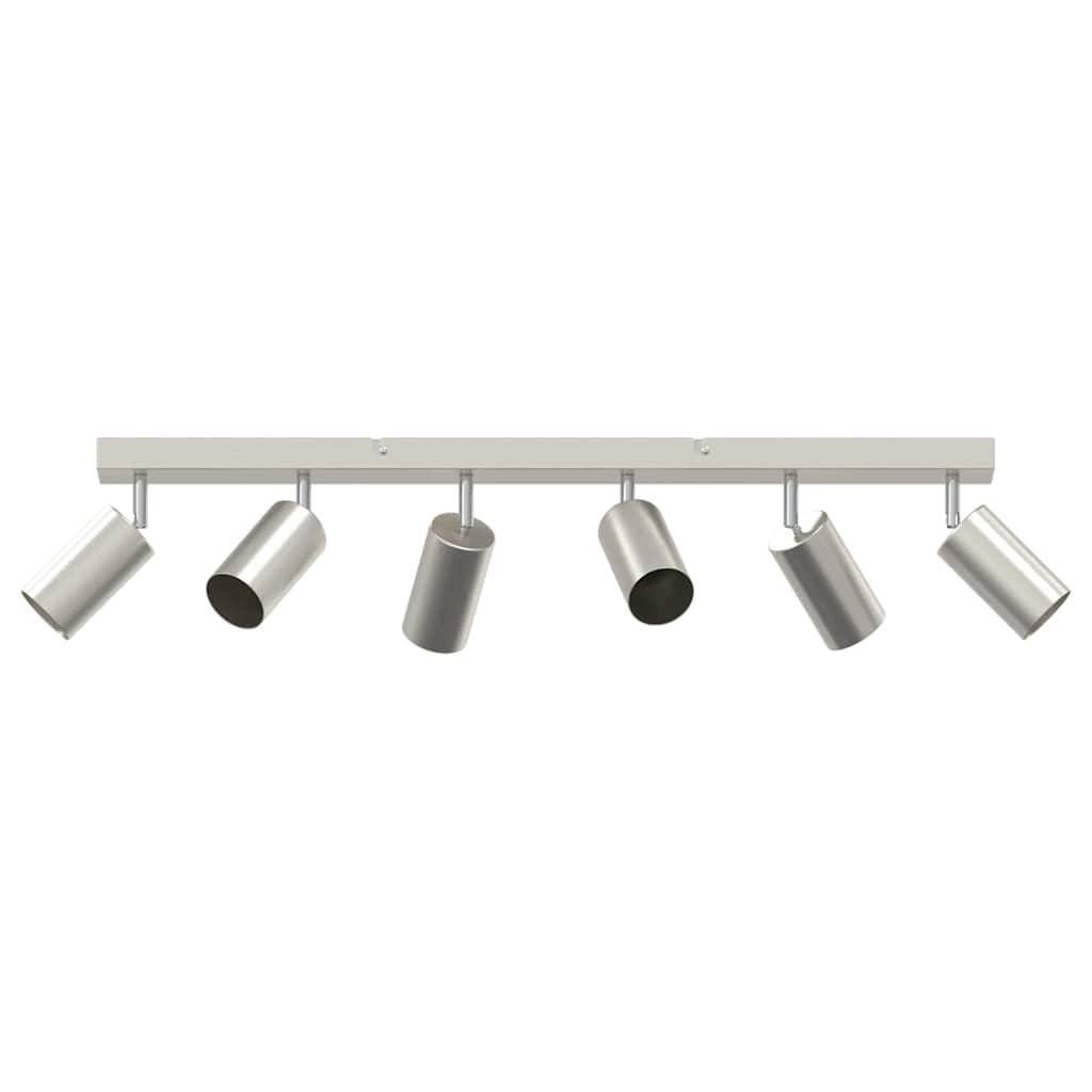 vidaXL Ceiling Spotlight with Spotlights Nickel 73 x 6 x 16 cm Metal 2
