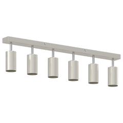 vidaXL Ceiling Spotlight with Spotlights Nickel 73 x 6 x 16 cm Metal 5