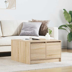 Coffee Table with Drawers 70,5x70x40 cm Sonoma oak 70.5 cm 70 cm