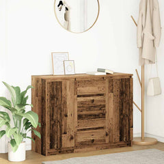 Sideboard with Drawers 100.5x35x76 cm Old wood