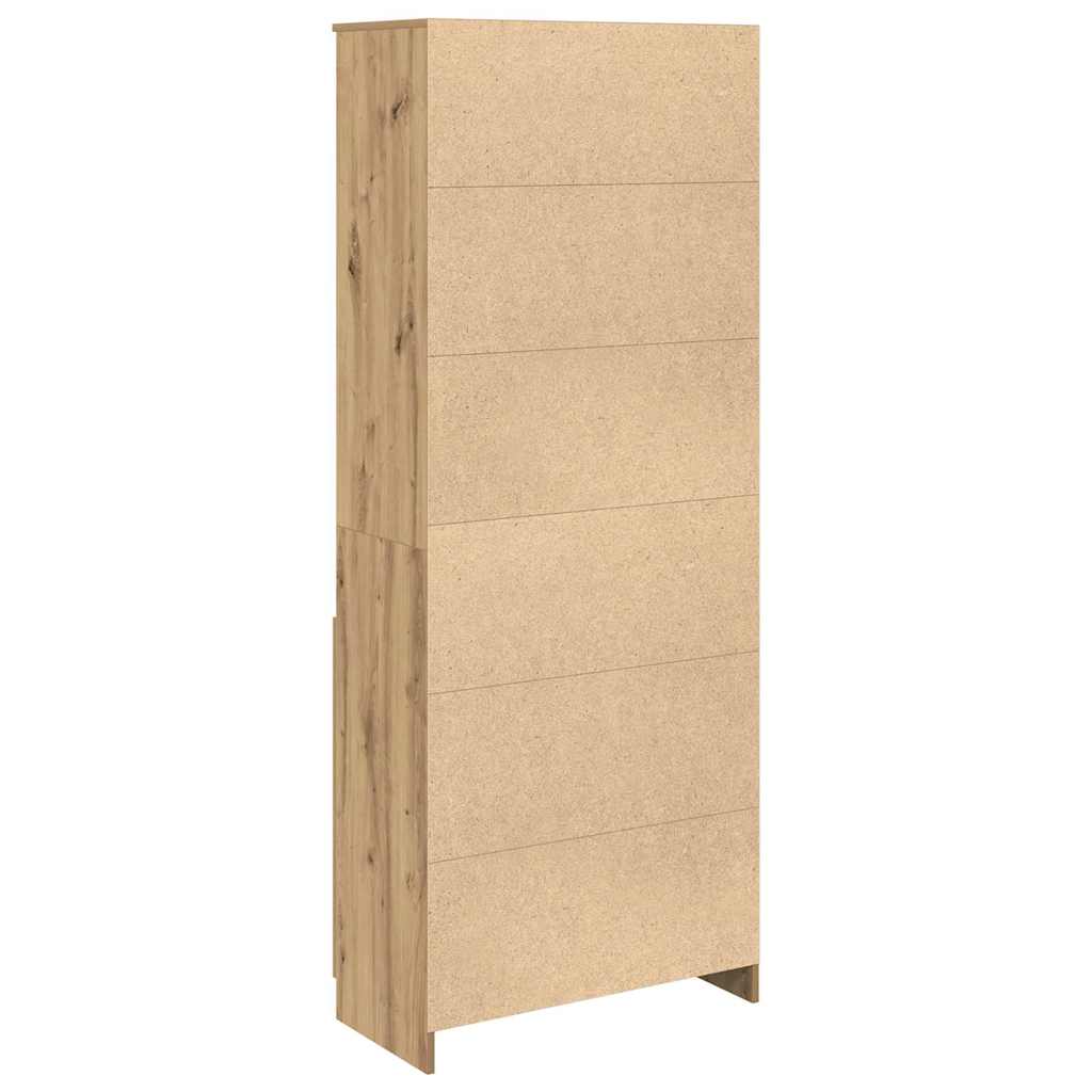 Highboard 70x35x180 cm Engineered Wood Artisan oak