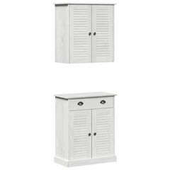 vidaXL Bathroom Furniture Set VIGO 2 pcs White and Antique White 2