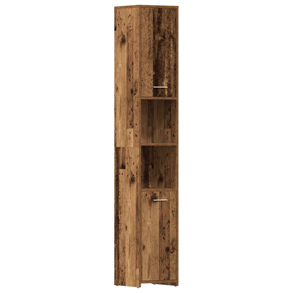 3 Piece Bathroom Furniture Set Engineered Wood Old wood