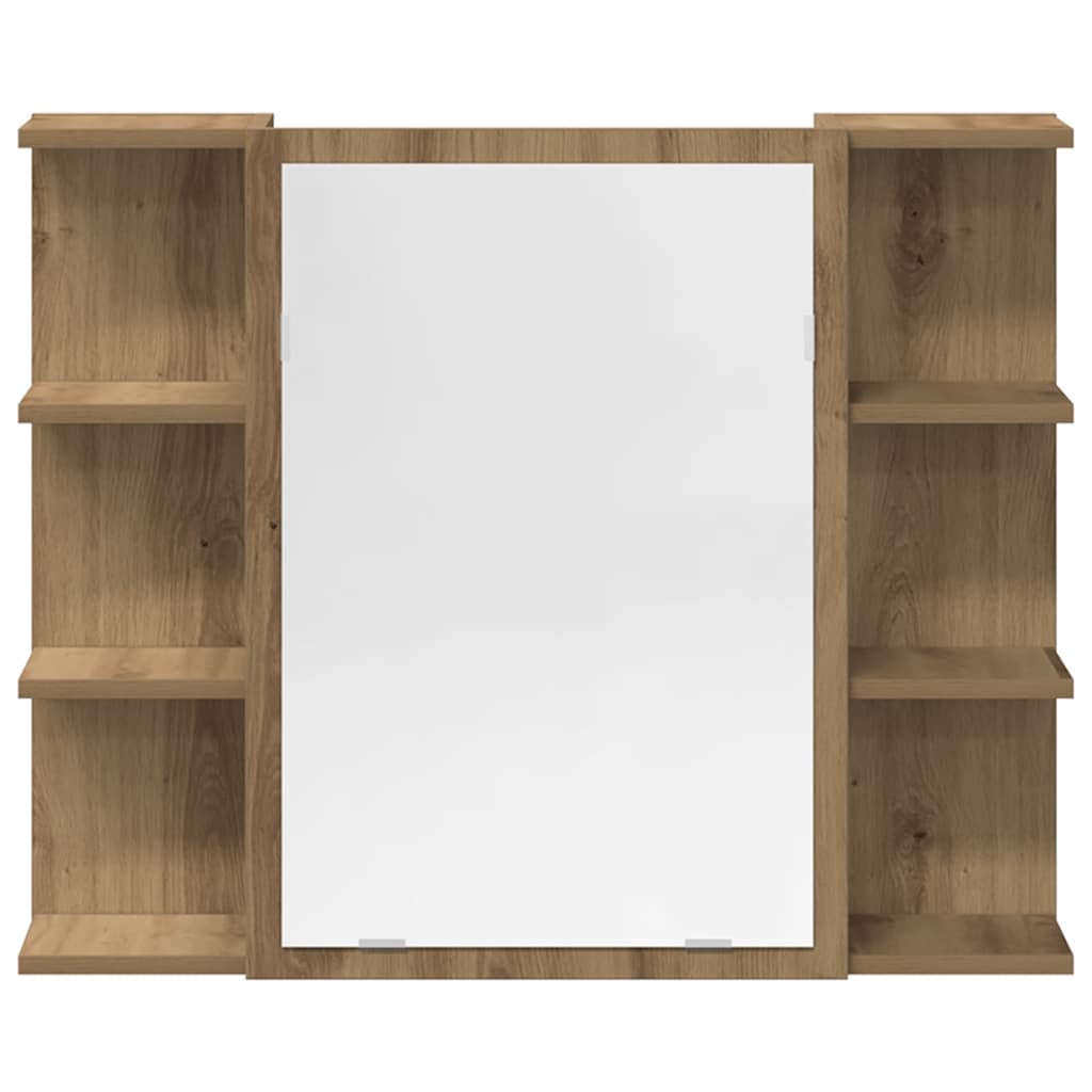 3 Piece Bathroom Furniture Set Engineered Wood Artisan oak