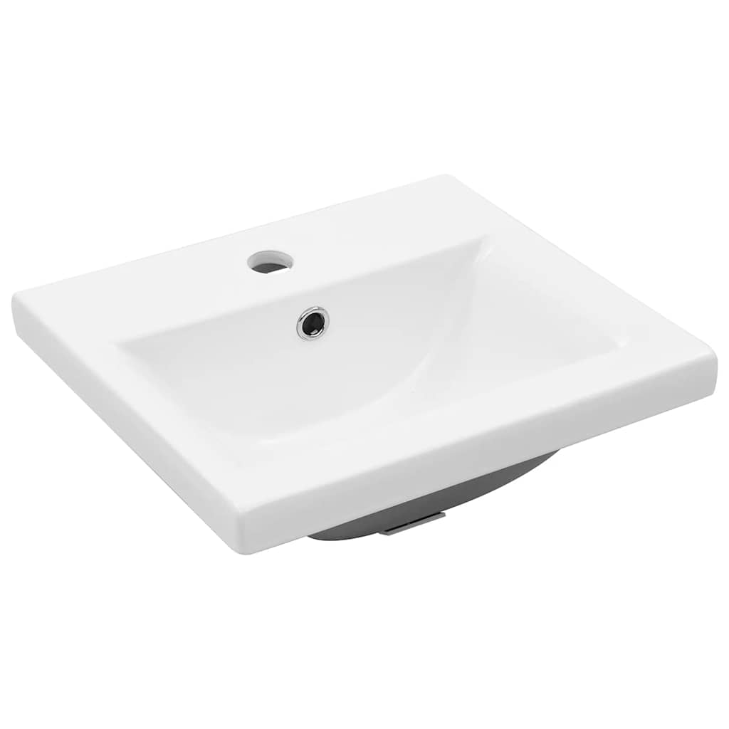 Sink Cabinet with Built-in Basin Engineered Wood 41 x 38.5 x 46 cm Old wood