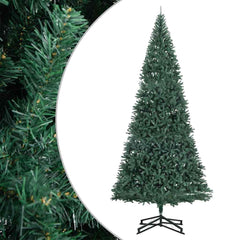 vidaXL Artificial Christmas Tree with Stand Green 500 cm PVC 1